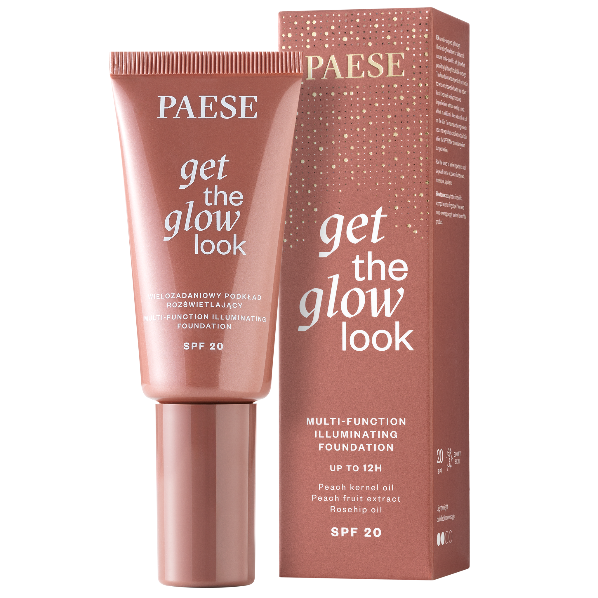 Get the glow look wielozadaniowy podkład rozświetlający – 0N Neutral Beige