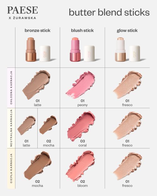 Butter blend masełkowy bronzer do twarzy w sticku
