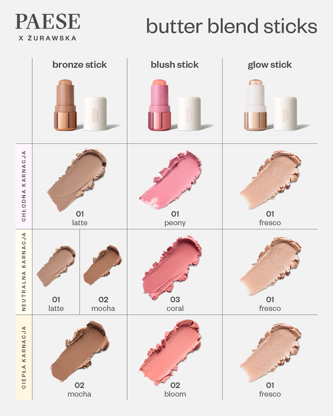Butter blend masełkowy bronzer do twarzy w sticku
