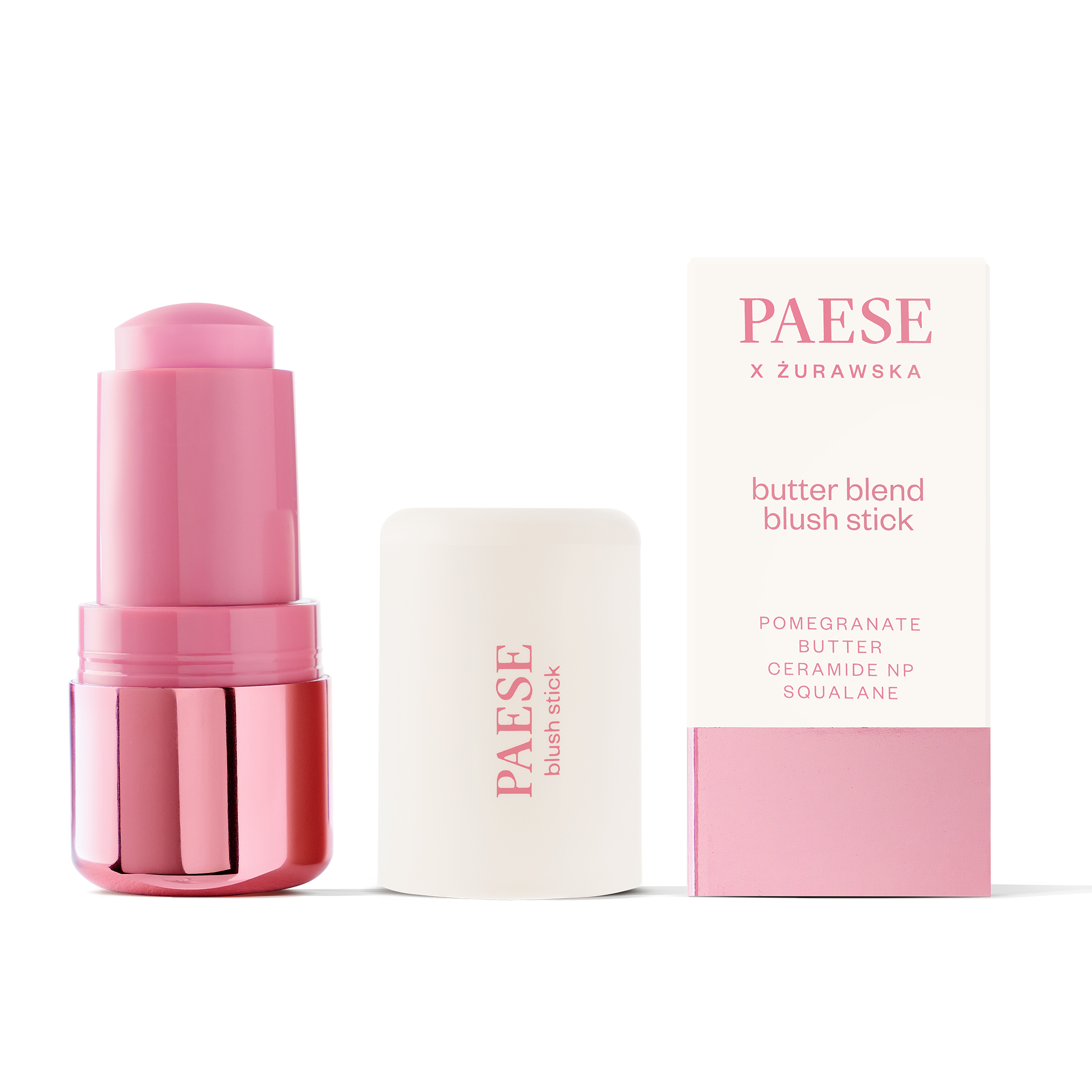 Butter blend masełkowy róż do twarzy w sticku - 05 Pink